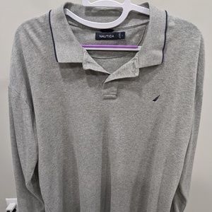 Nautica Long Sleeve Polo